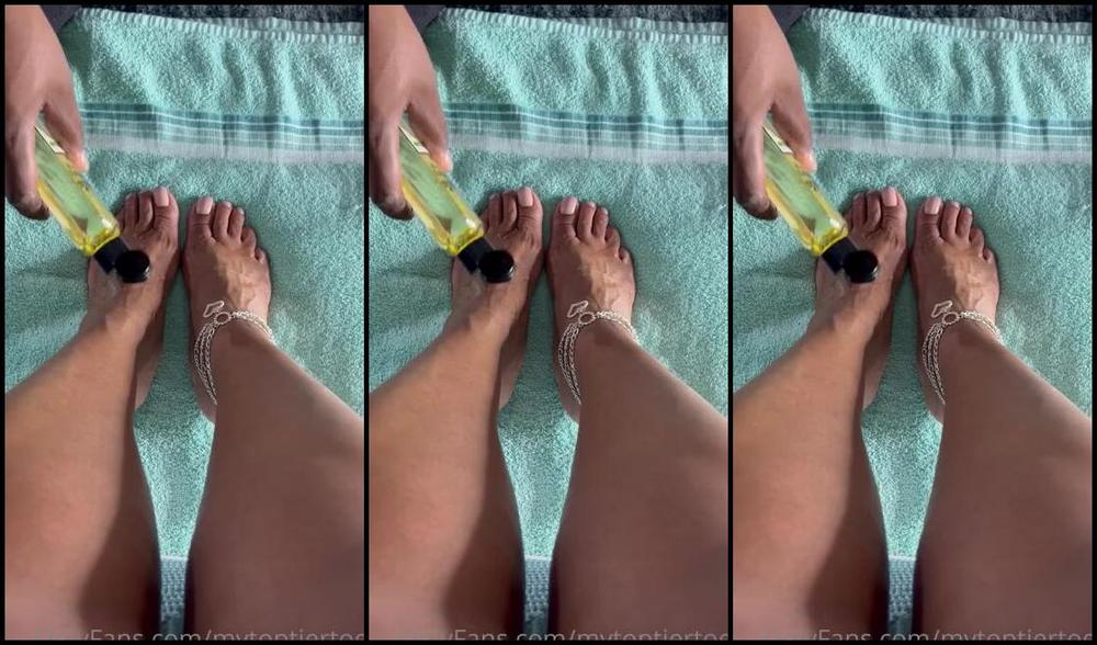 Mytoptiertoes Aka Mytoptiertoes Onlyfans Oil Rub Down