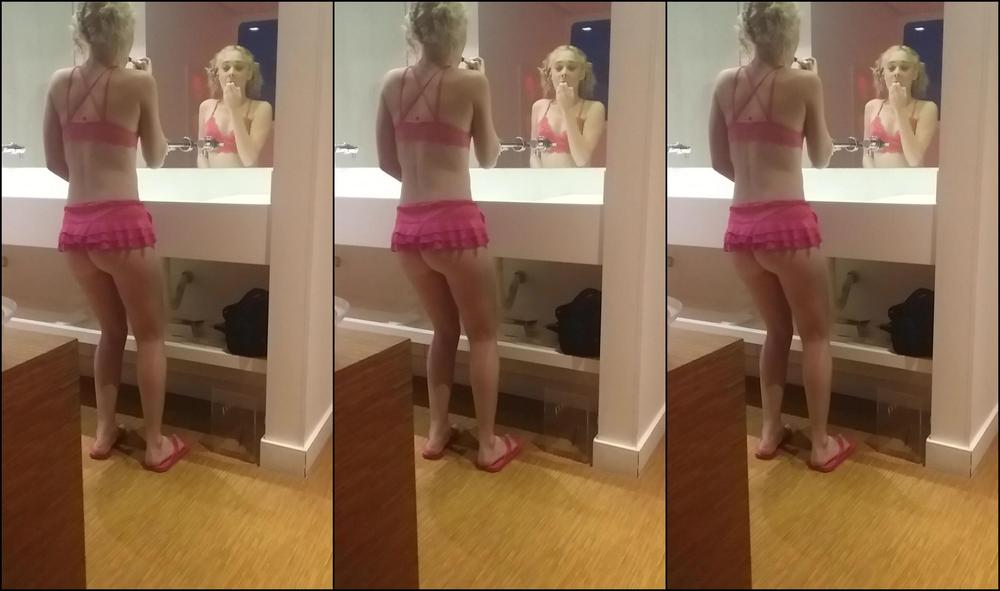 Dancing, Makeup, Teens, 18 & 19 Yrs Old, Blonde cherry_adams dancing while i do my makeup ManyVids