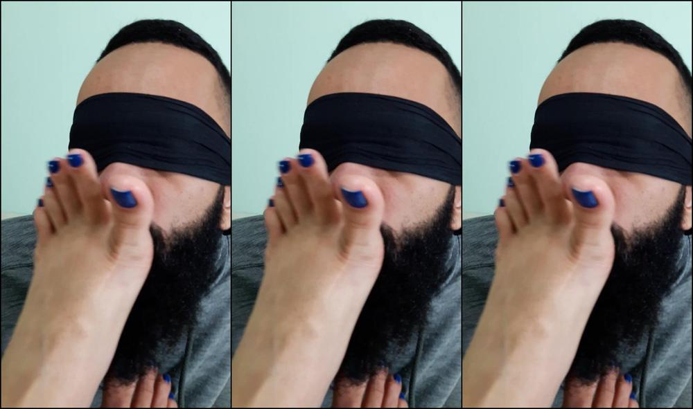 Thefeetoflola Worship With Some Toe Suck Queen Pov Blue Nails And Wet Toes Min