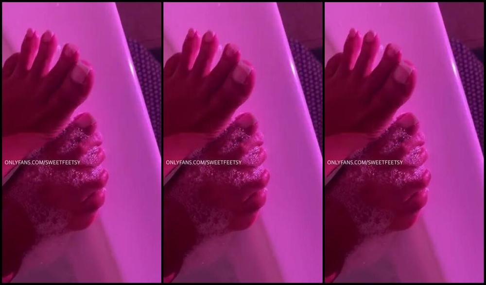 Sweetfeetsy Onlyfans Bath Time Wait For