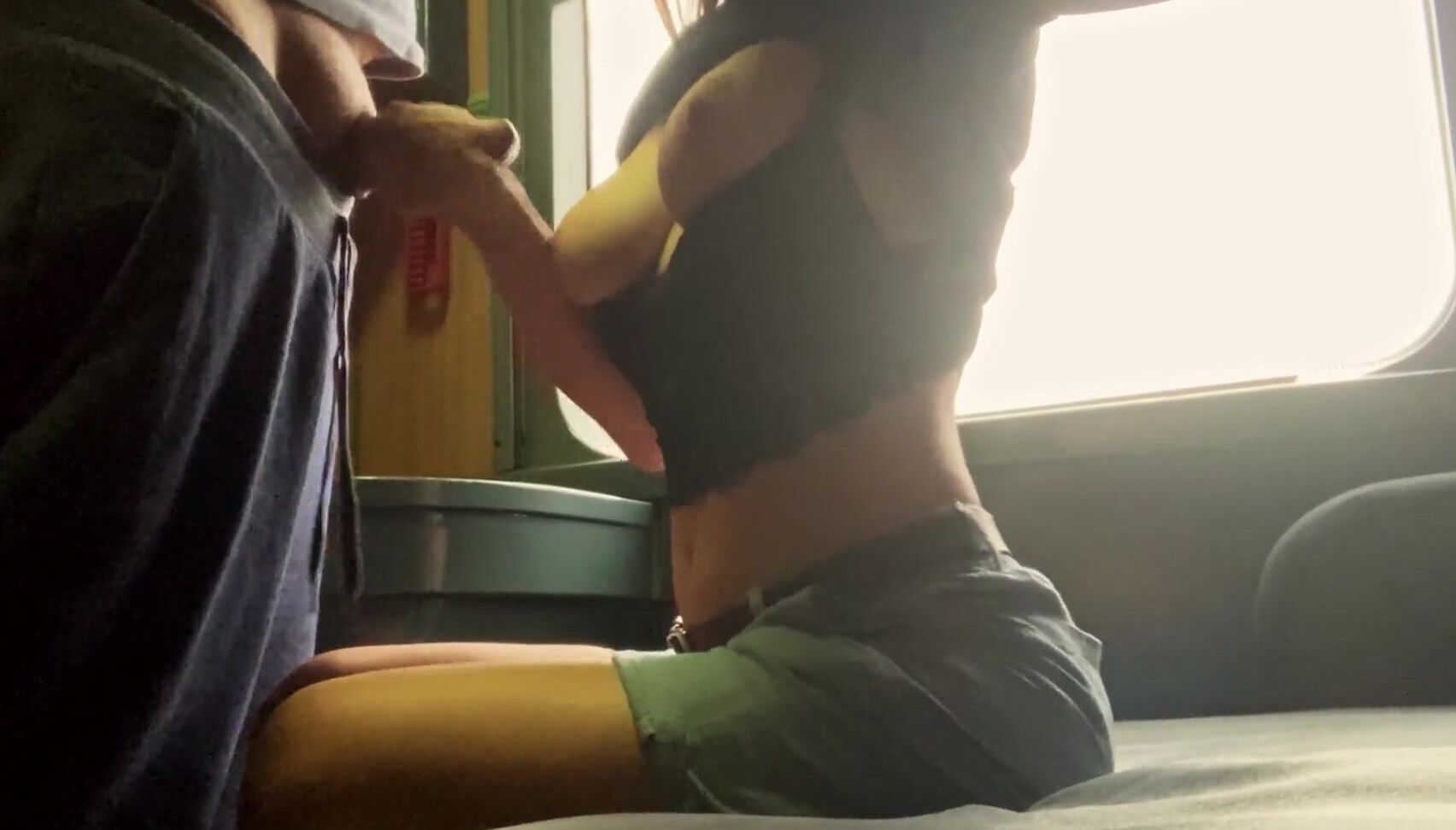 Nothing Is Too Risky When You Re Excited Risky Wank In A Passenger Train Pornhub Com