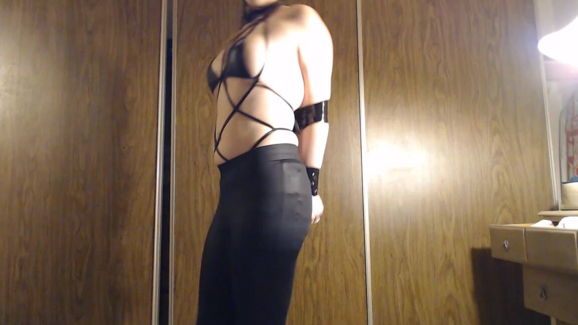 Harleyheartstop Armbinder Leather Ballgag Squirm