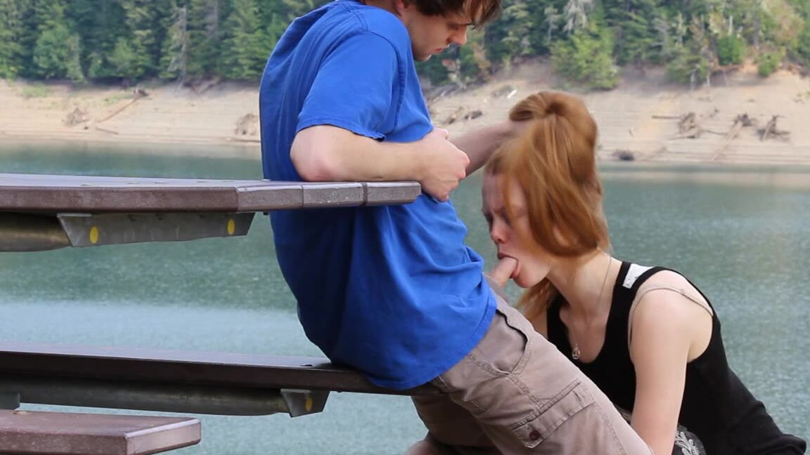 Public Blowjob, Public Outdoor, Redhead sexyredfox89 public sex and bj at the lake ManyVids
