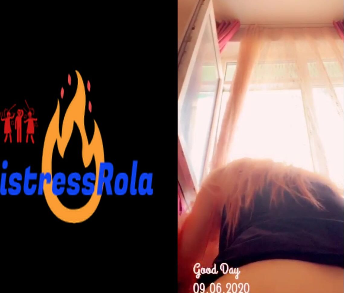 Mistressrola Masturbate Tell Cum And Pee