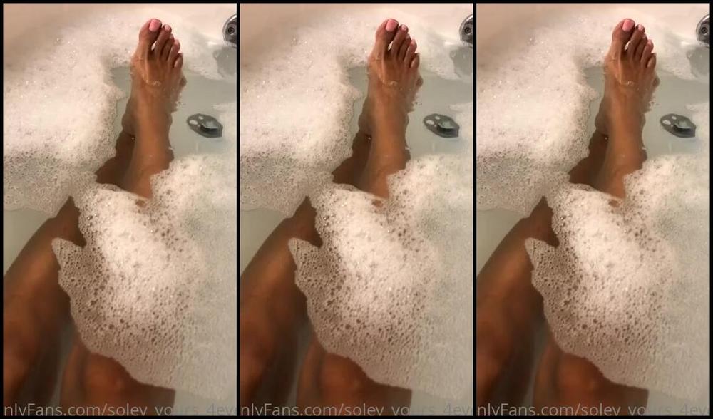 Toesbyayla Onlyfans Bath Time Teasers If You Guys Are Good And I Don T Catch Any Of My Content Anywhere Else I Ll St 3