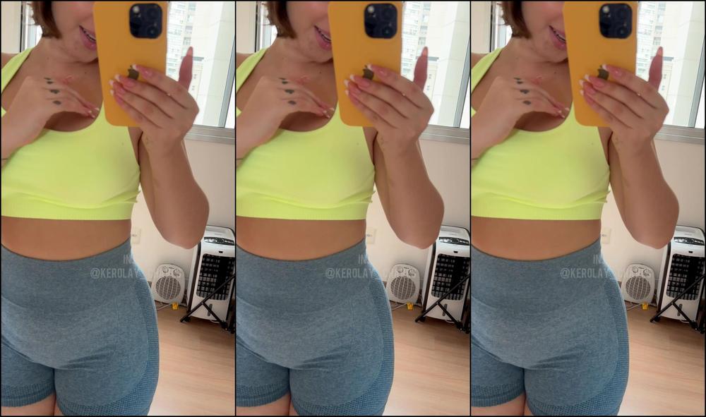 Kerolaychaves 2742036296 01 13 2023 Sei Que Adoram Me Ver De Roupa De Malhar Principalmente Quando Tiro Depois Fofa Ou