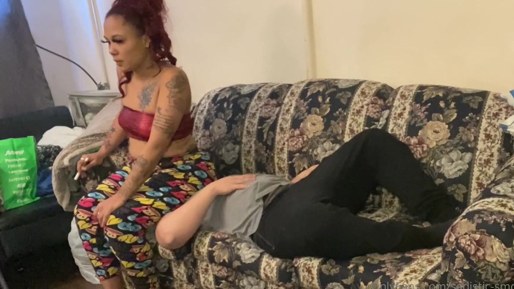 Sadistic Smother Camila Human Couch For Latina Goddess Hd P