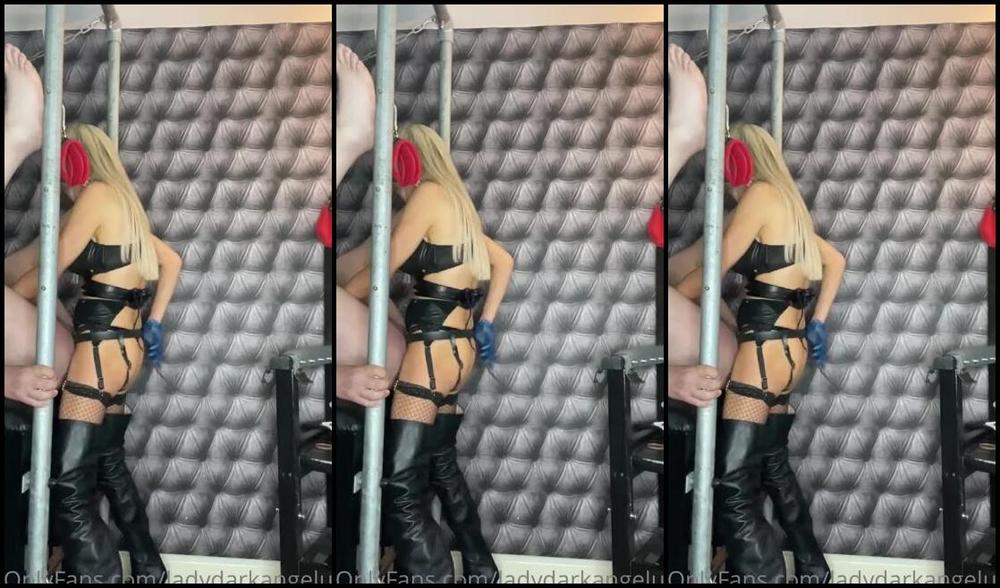 Ladydarkangeluk Onlyfans Session Clip Strapon With My New Toy Slavep