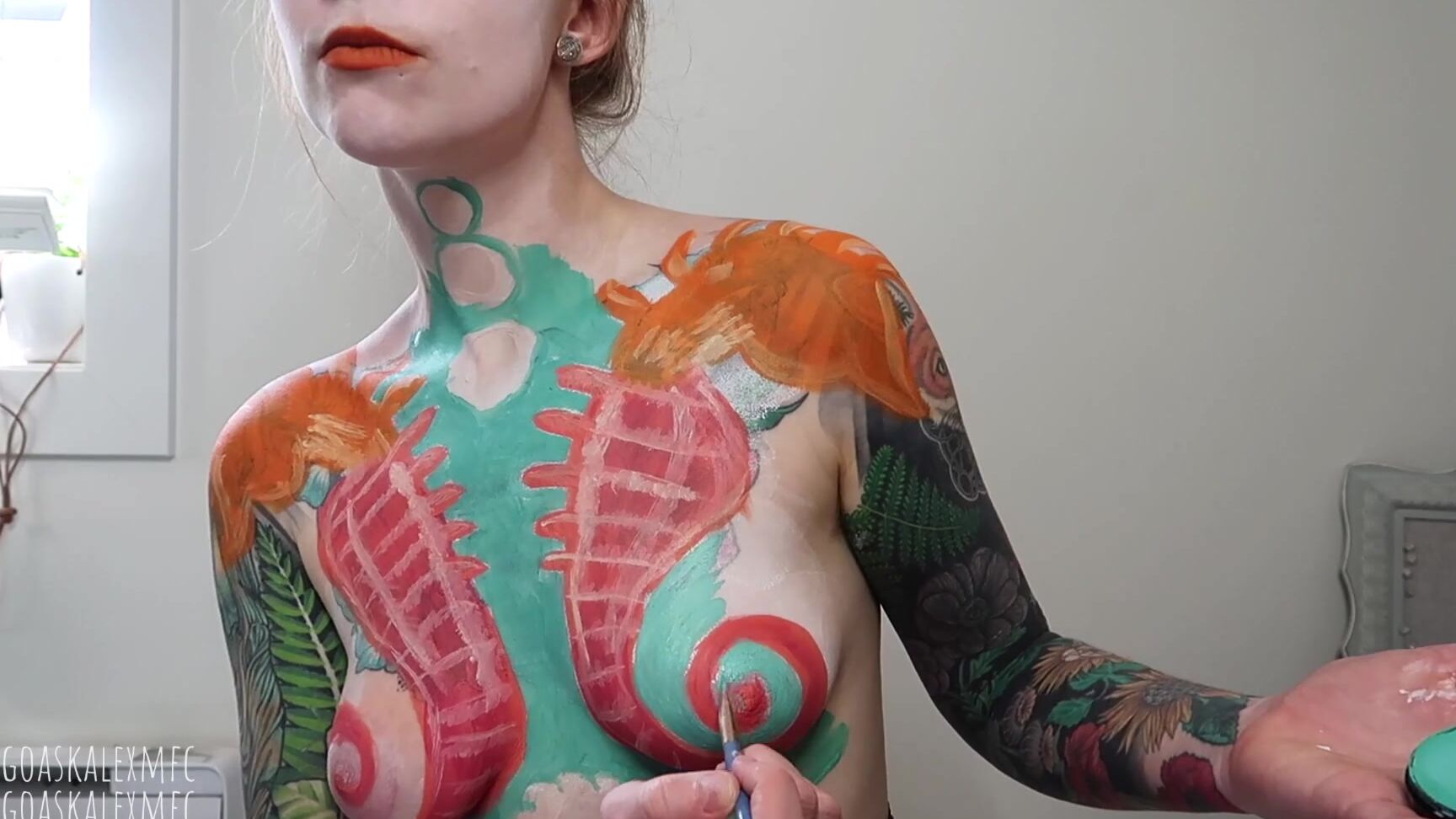 Goaskalex Here S One More For Those Who Said They Loved The Body Painting Videos I Did An Under Th