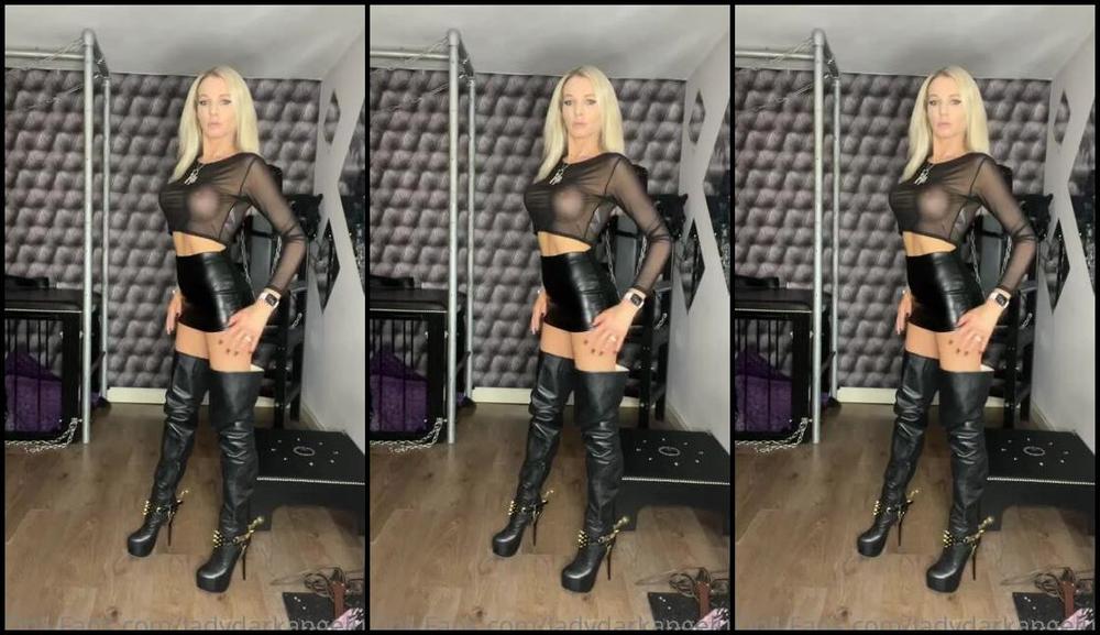 Ladydarkangeluk Onlyfans See Through Top And Short Skirt