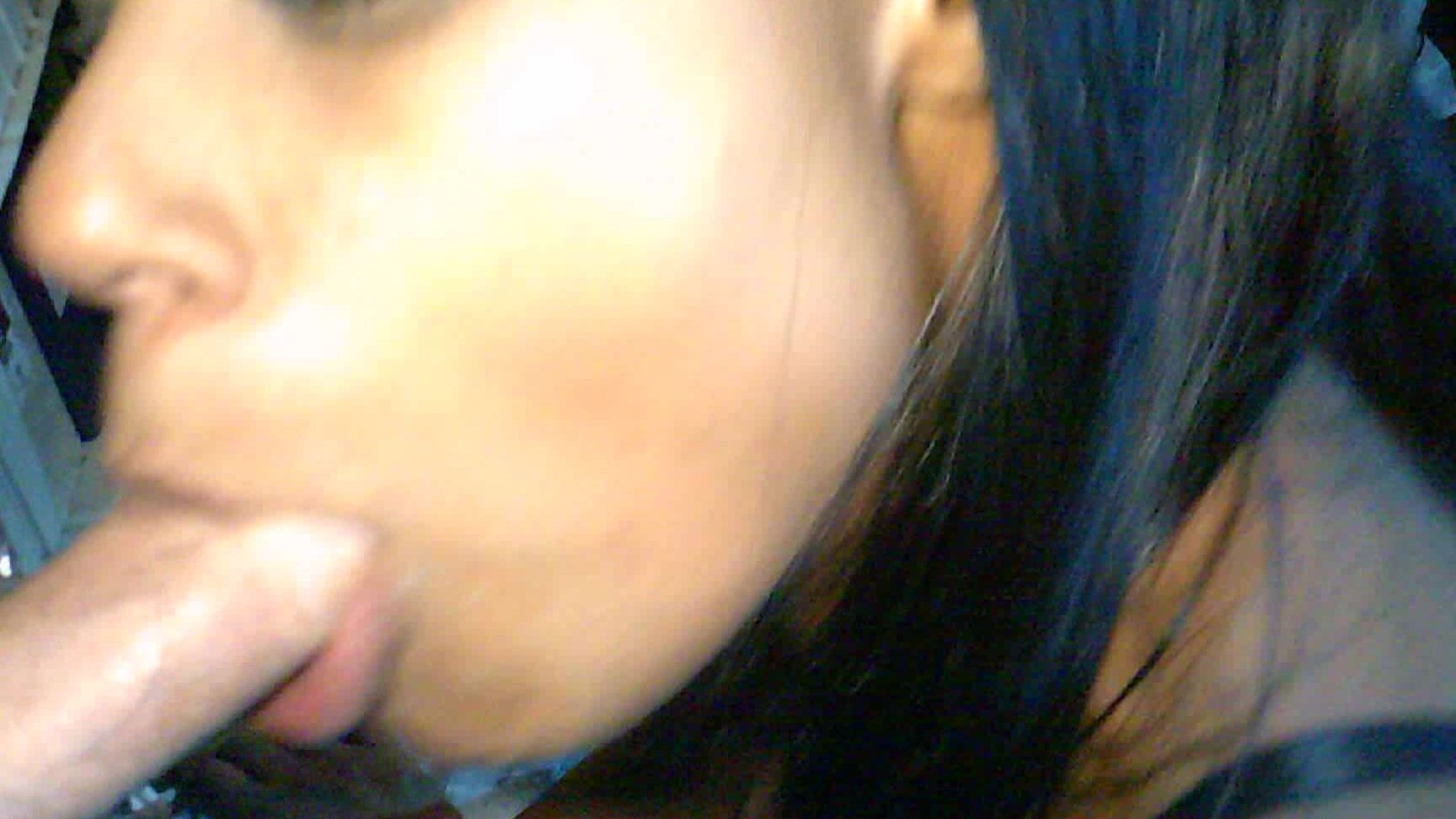 "nmjnaughtyvixens" adulttheater, blowjob, cuckolding, cuminmouth, gloryhole Bella Star sucks on broke dick vet manyvids