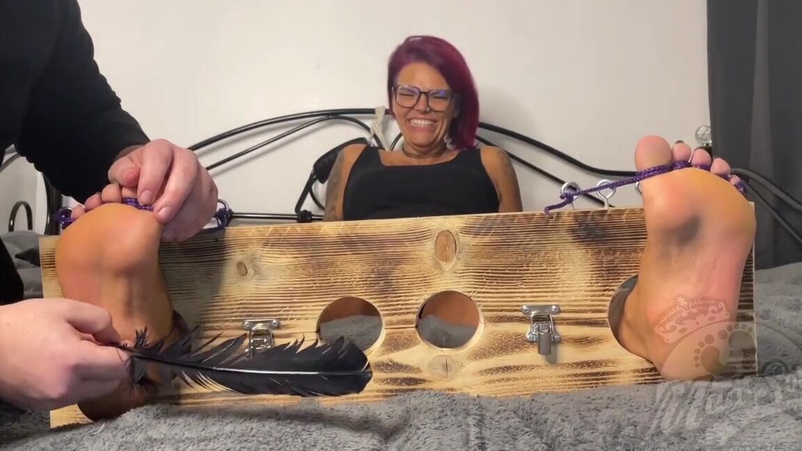 Msmaddy Aka Madsoles 1 Onlyfans When Tickle Hq Got Me In The Stocks And Tied My Toes I Had No Escape From What To Come A Couple Bui