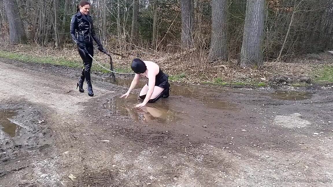 Herrinlady Onlyfans Schlampe Wird Ffentlich Vorgefhrt Schlammbadp