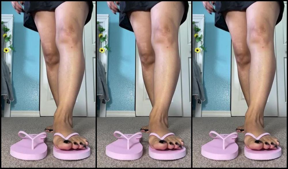 Deedeericanfeet Onlyfans As Requested Walking In These New Pink Flips