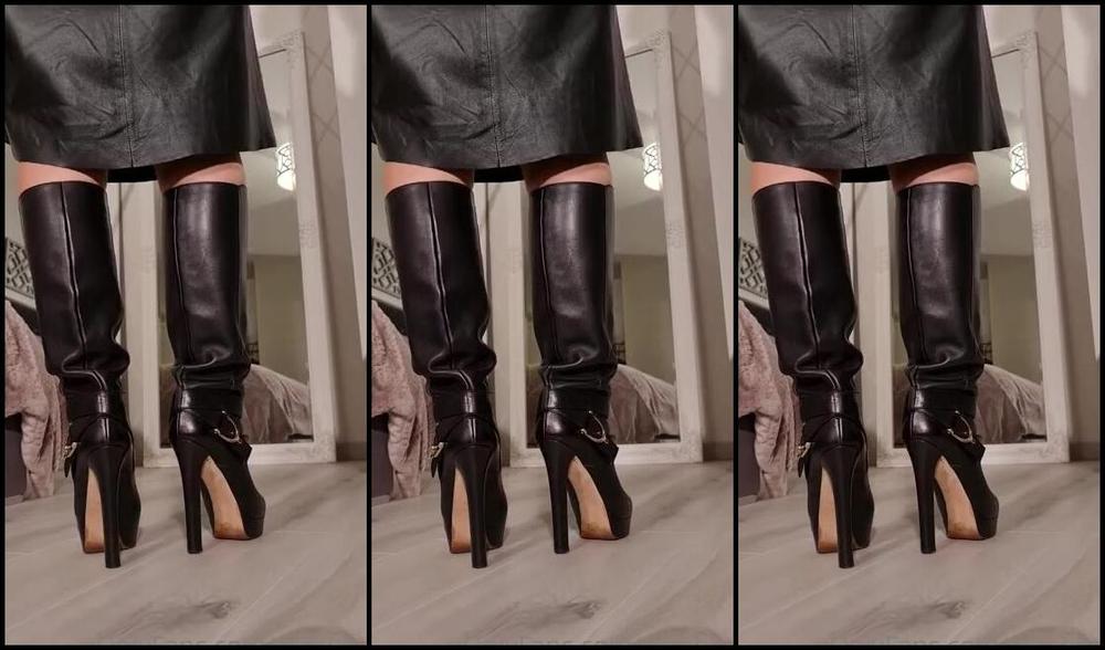 Fetishliza Onlyfans You Cant Get Enough Of Your Booted Goddess Nowworship Obey And Clean