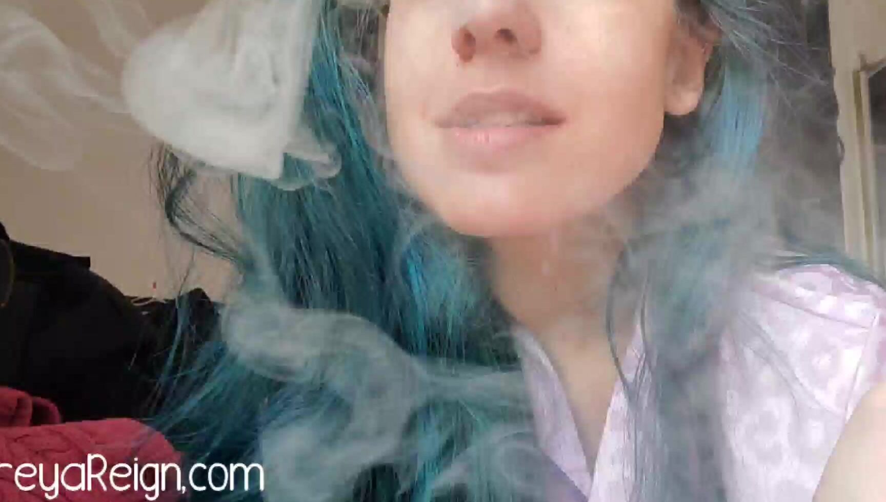 "Freya Reign" bratgirls, femdom, humanashtray, roleplay, sfw, smoking SlumberParty Crasher Gets Used Manyvids