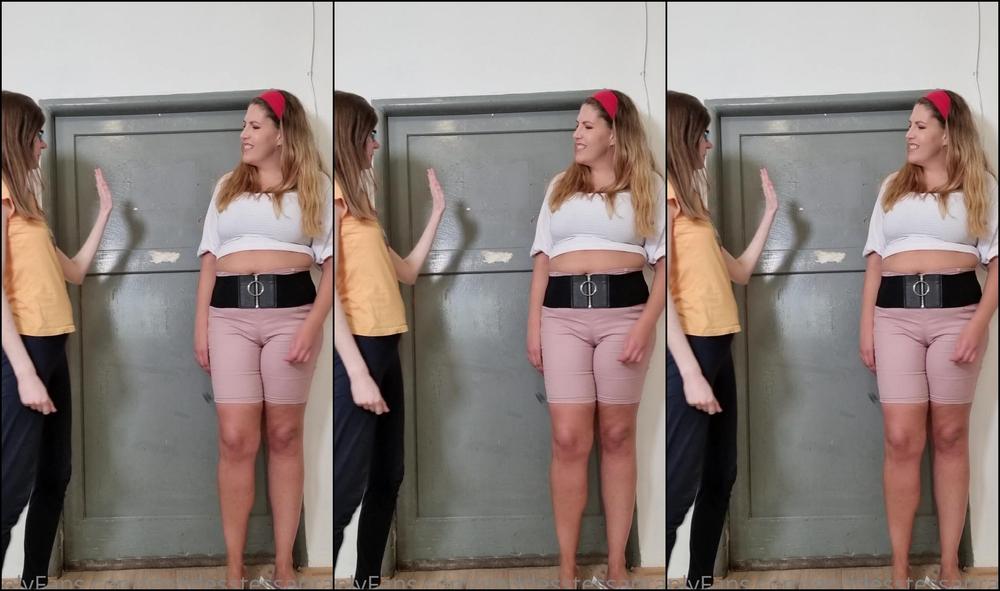 Goddesstessaprague Goddess Tessa And Goddess Fantagiro Comparing Their Height And Onlyfans XXX