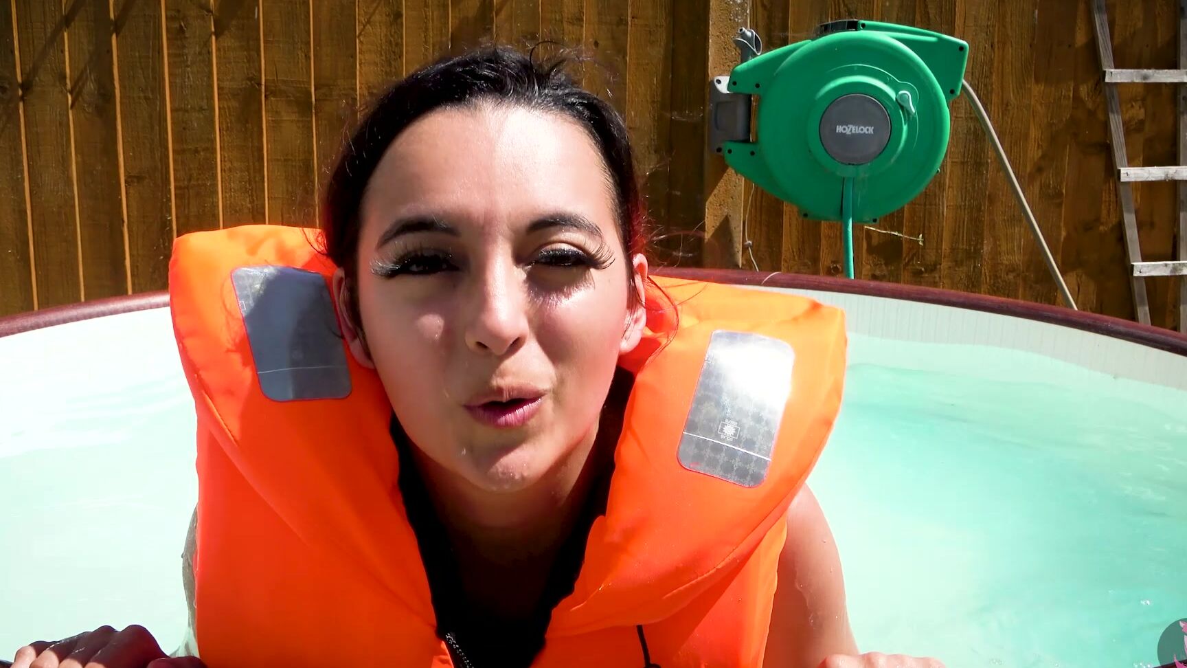 Summer Fox Fucking My Lifejacket In The Hottub
