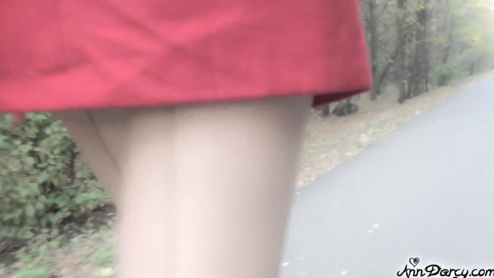 Anndarcy Walk In Public Place Without Panties Part