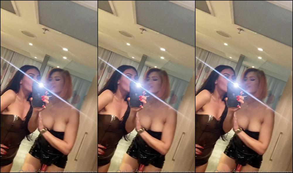 Evil Woman Double Domme Femdom Party