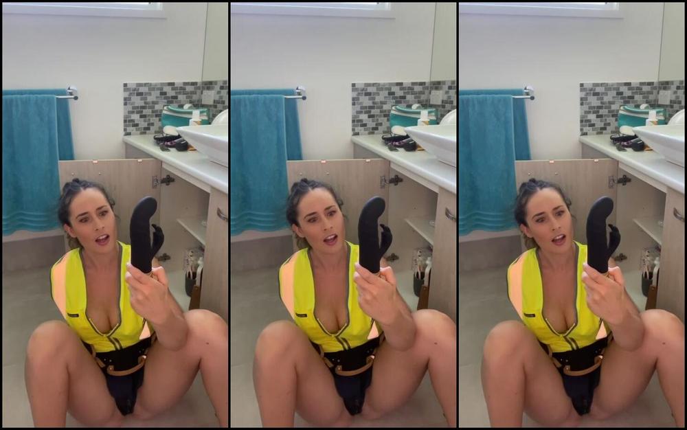 Dildos, Dirty Talking, Funny, Humor, Role Play plumber-tash-found-the-problem ManyVids