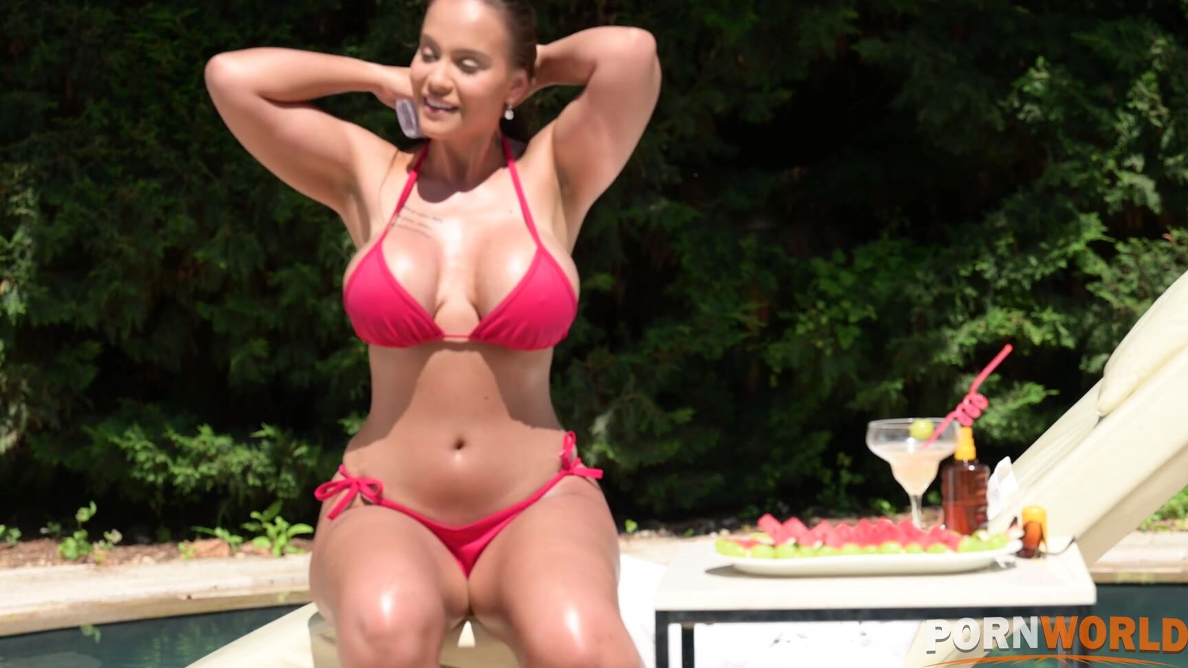 Jennifer Mendez Pornworld Gp2960 Big Boobed Hottie Enjoys Poolside Anal Slamming