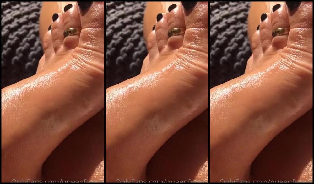Queenfeetred Nicknamed Queenfeetred Onlyfans Oil Soles