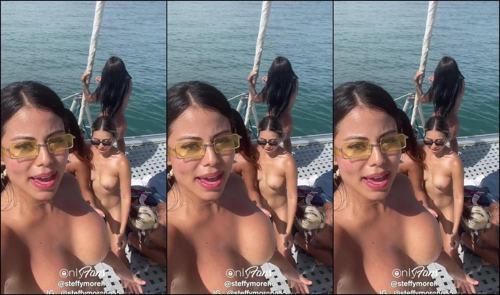 Steffymoreno 2221123274 09 15 2021 Holiday On Boat With My Girls Life Is Short Party Naked And Have Sex On