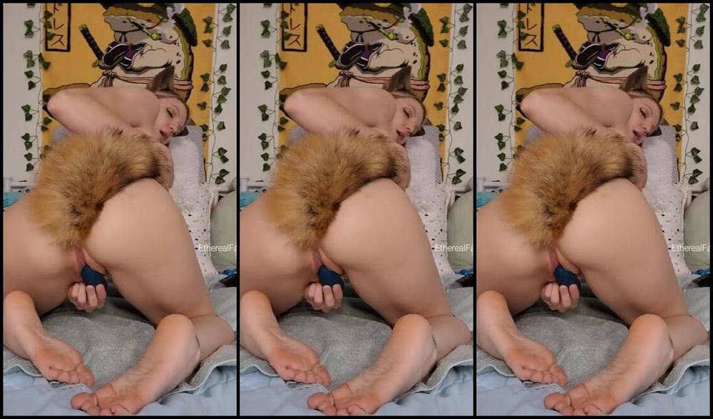 Etherealfaun Onlyfans Feelingfoxy Having Some Fun Playing With My Small And Medium Fox Tails And My We Vibe Touchx U