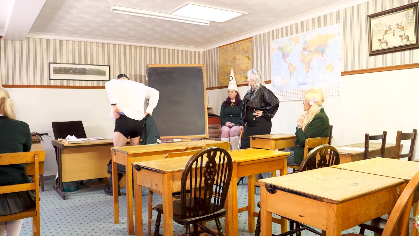 Becky, Marlie, Sally, Miss Victoria, Miss Ruby Marks, Spanking F F, Full HD MRM Pop Quiz Punishments Clips4Sale