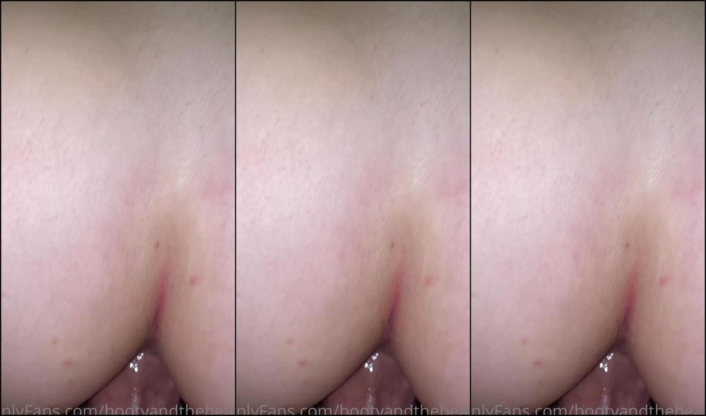 Bootyandthebeast Anal Creampie James Films Pov Of His Cock Sliding In And Out My Little Ass Hole