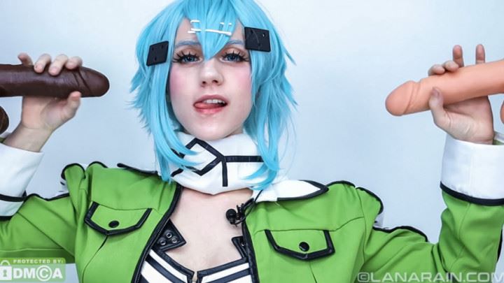 Role Play, Cosplay lana rain sinon double penetration spit roast