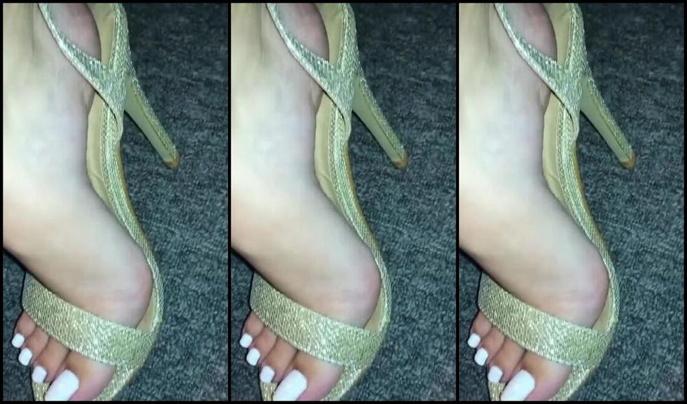 Footsiegalore Onlyfans Only Fans Exclusive Sparkly Stiletto Fun Video Imagine Being Up This Close To Footsies Tootsies