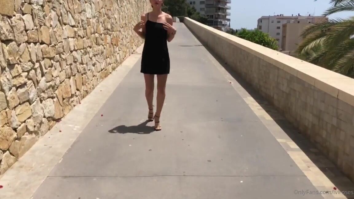 Iviroses Public Buttplug Flashing In High Heels Min Public Fl