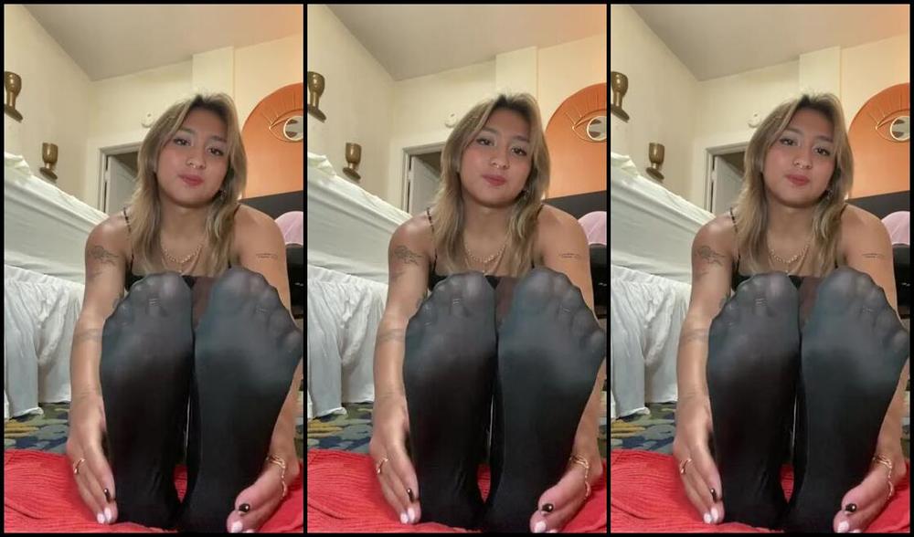 Asiansmartsoles Onlyfans I Want You To Make A Huge Mess All Over My Sheer Nylon Ped Socks Think You Can Do That X6Mp