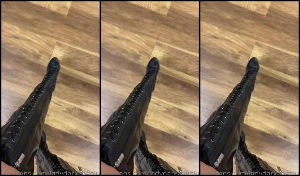 Ladydarkangeluk Onlyfans Imagine Not Being Able To See All You Can Do Is Hear My Heels Then I Release The Blindfold And You