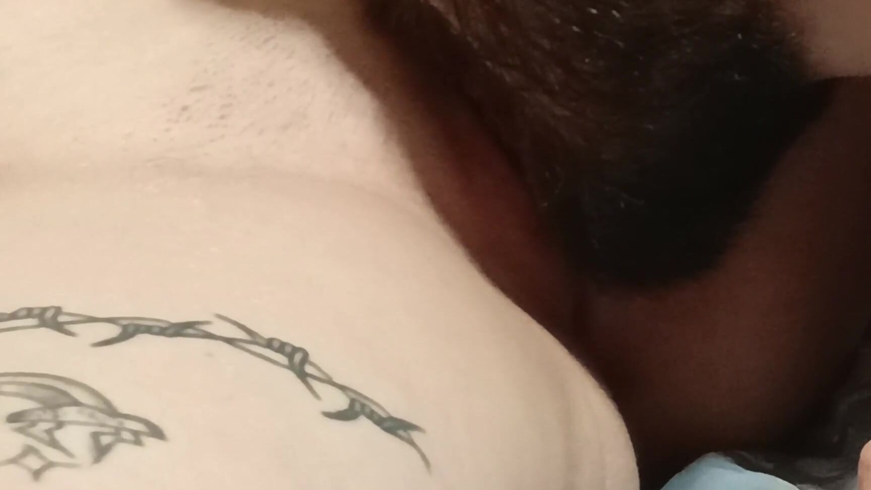 DeylaMoon bearded man gently licks pussy to orgasm Pornhub