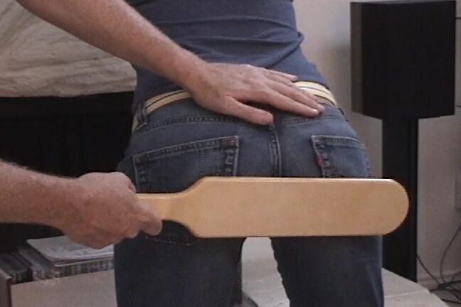 Kaye, Bent Over, Paddle (Wooden), SD, amateurspankings AS Kaye Checks In Clips4Sale