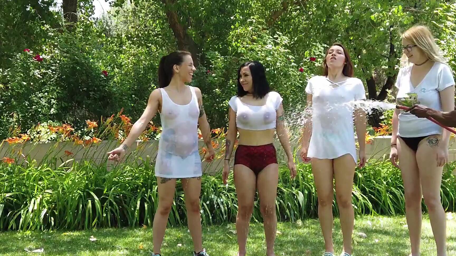 Wet T-Shirt,Boob Bouncing,Bouncing Boobs,Public Outdoor,Wet Look ciren verde slow motion wet titty bounce ManyVids