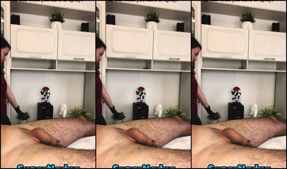 While Studying With Sugarnadya The Client Powerfully Ejaculated The Student Saw A Powerful Cumshot