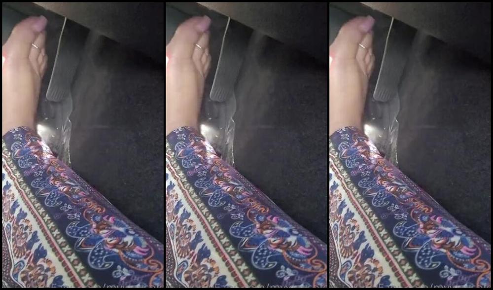 Ab Aka Mywaysoles Onlyfans Driving Barefoot