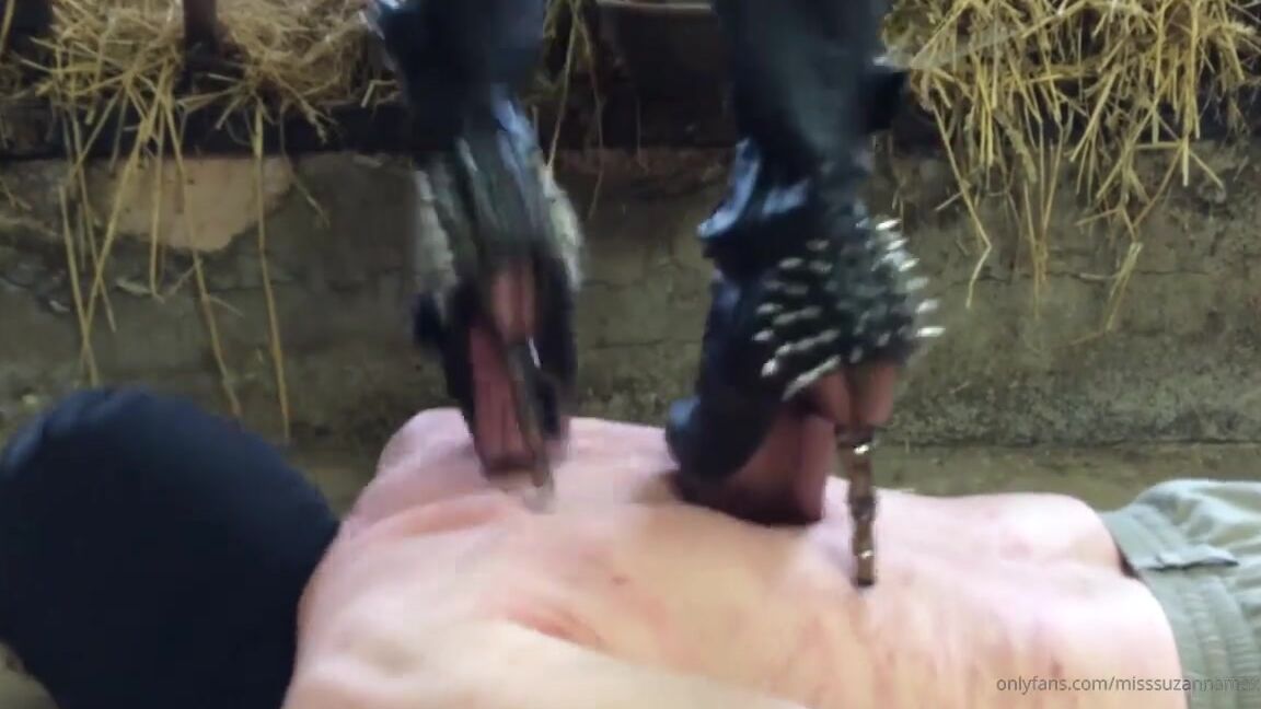 Misssuzannamax Onlyfans A Full 6 Minute Hd Exclusive Clip Watch As The Spikes On My Boots Leave Actual Holes In His Fle