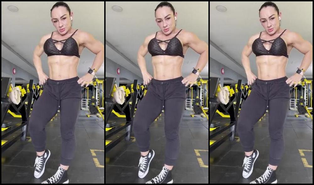 Quadsgoddess Nicknamed Quadsgoddess 09 26 2023 Onlyfans Video Muscle Flex Before My Hardcore Workout Mo0Y