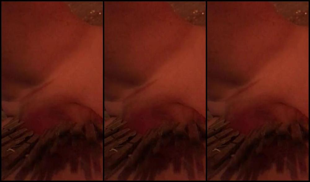 Ladydarkangeluk Onlyfans Homemade Peg Zipper Attached And Ripped Off My Slaves Cock So Painful