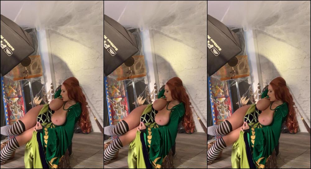 Angelwicky Exclusive Backstage From My Shooting For Vrcosplyx As Winifred Do You Like This Costum