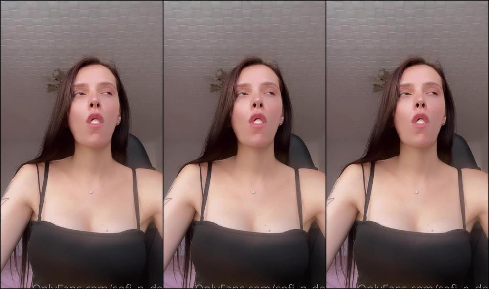 Sofi N Den Oh Yea Chewing Gum On Your Face My Slave Knows What It Is For Him But There May Still B