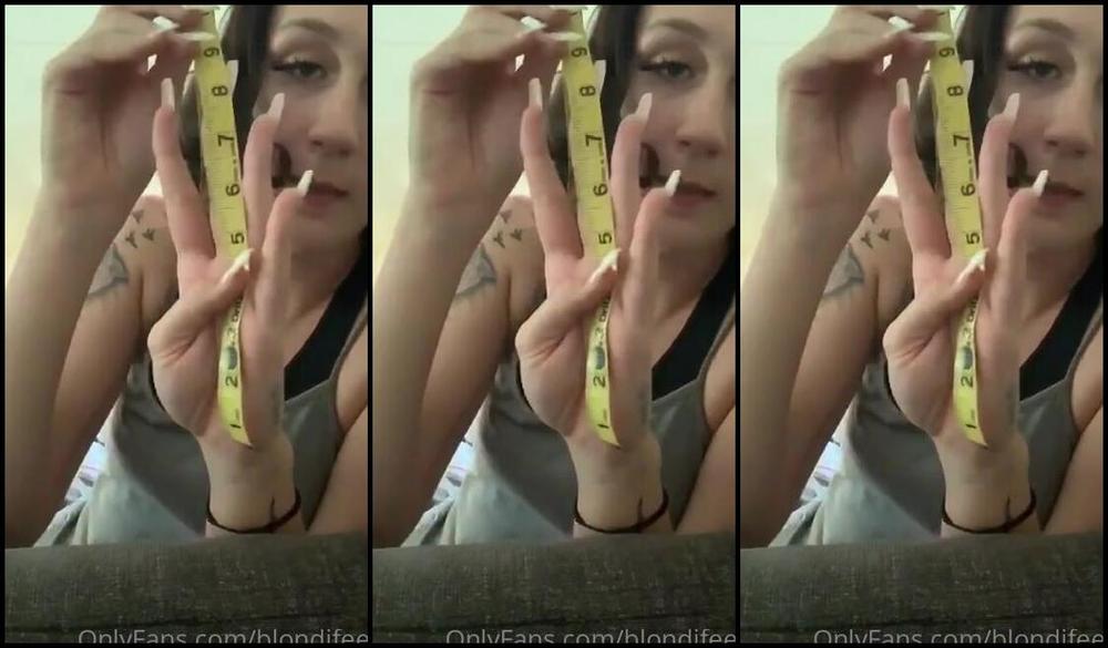 Blondifeet Foot Fetish 09 13 2021 Onlyfans Video Here Is The Measurement Video I Filmed This Over Two Years Ago P