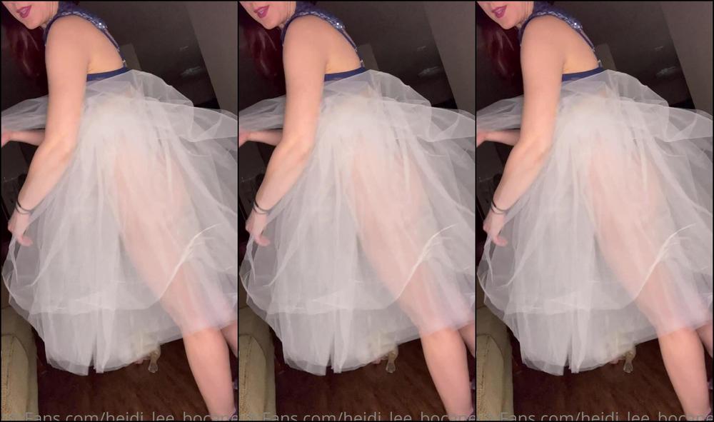 Heidi Lee Bocanegra Fluffy Skirt Heels New Bra Top From Ebay Fluffy Skirt From An Old Costume