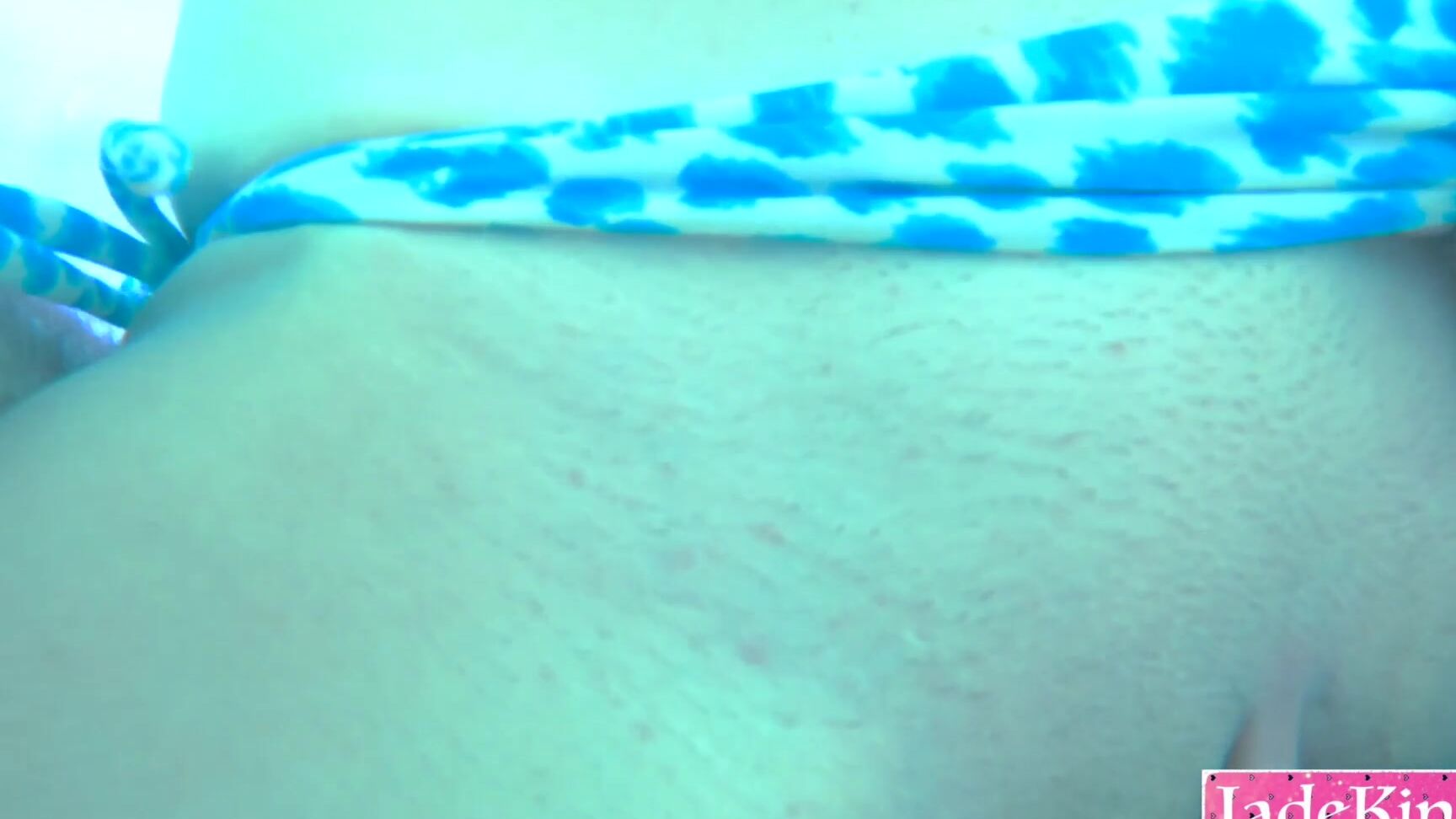 Jadekink Public Beach Creampie