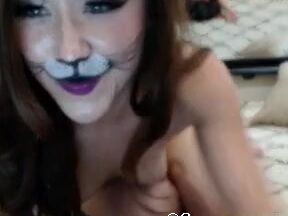Sageness Cat Makeup With Tail Buttplug Webcam